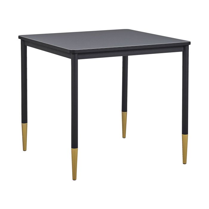 Dining Table 80 x 80 cm Black SHALFORD