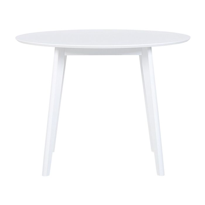 Dining Table âŒ€ 100 cm White ROXBY