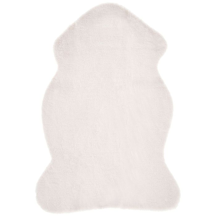 Faux Fur Rabbit Rug White UNDARA