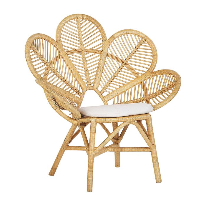 Rattan Peacock Chair Natural FLORENTINE