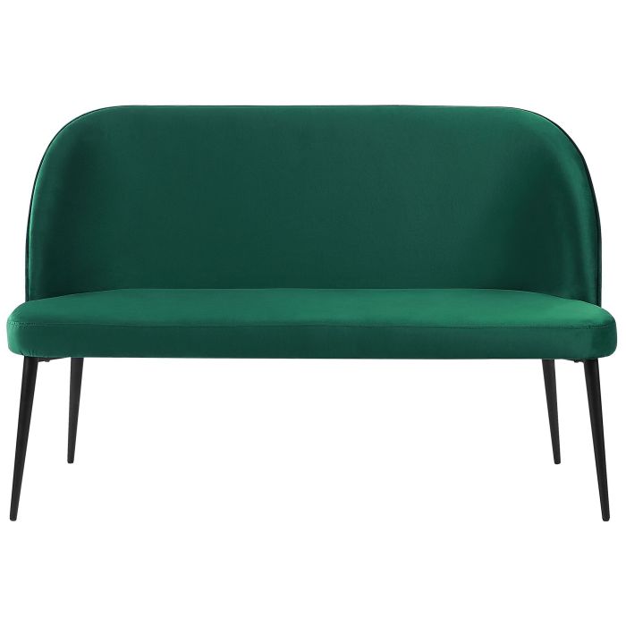 2 Seater Velvet Kitchen Sofa Green OSBY
