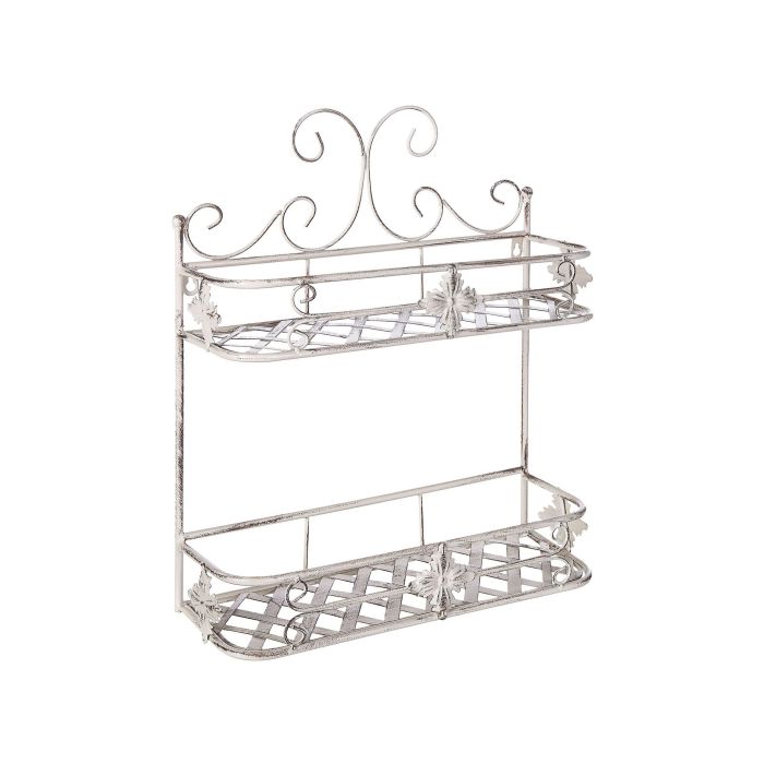 Metal Bathroom Wall Shelf White MARAYES