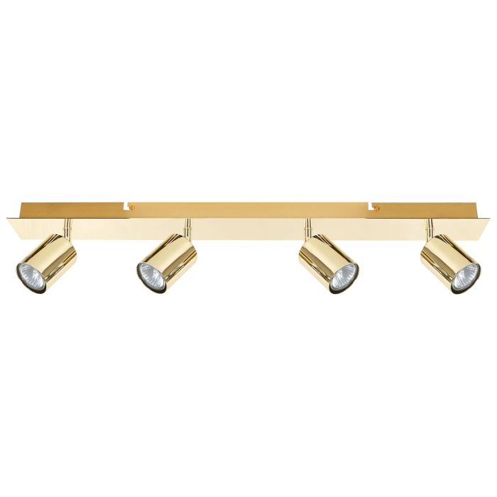 4 Light Spotlight Metal Bar Gold TIGRIS