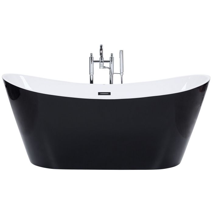 Freestanding Bath 1800 x 780 mm Black ANTIGUA