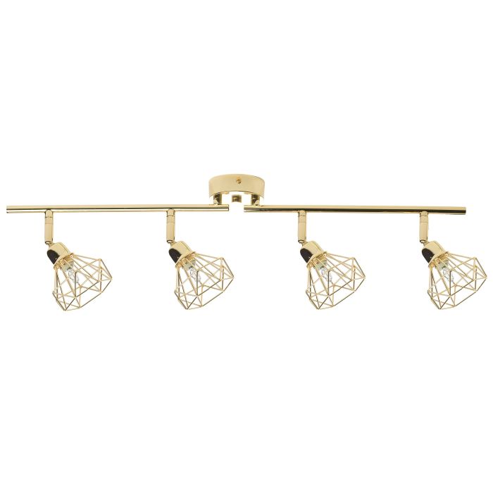 4 Light Spotlight Metal Bar Gold ERMA