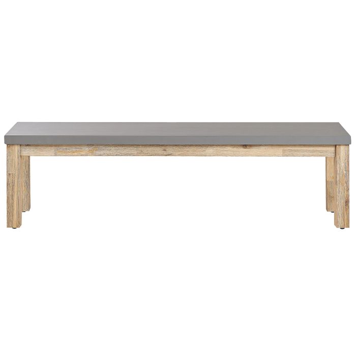 Concrete Outdoor Bench Grey 160 cm OSTUNI