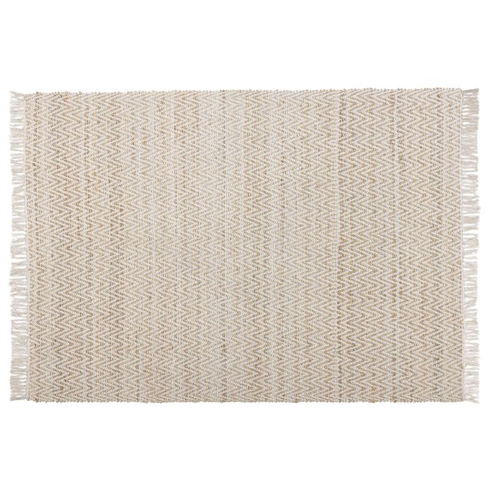 Jute Area Rug 140x200cm Beige