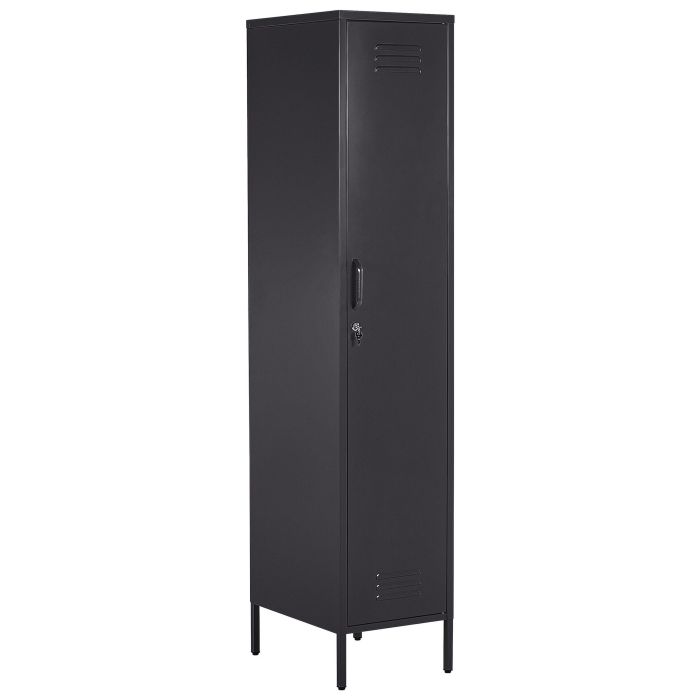 Metal Storage Cabinet Black FROME