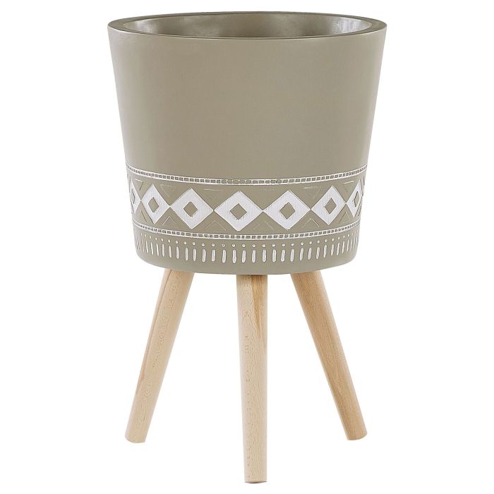 Plant Pot Stand 41 x 41 x 63 cm Taupe ARTA