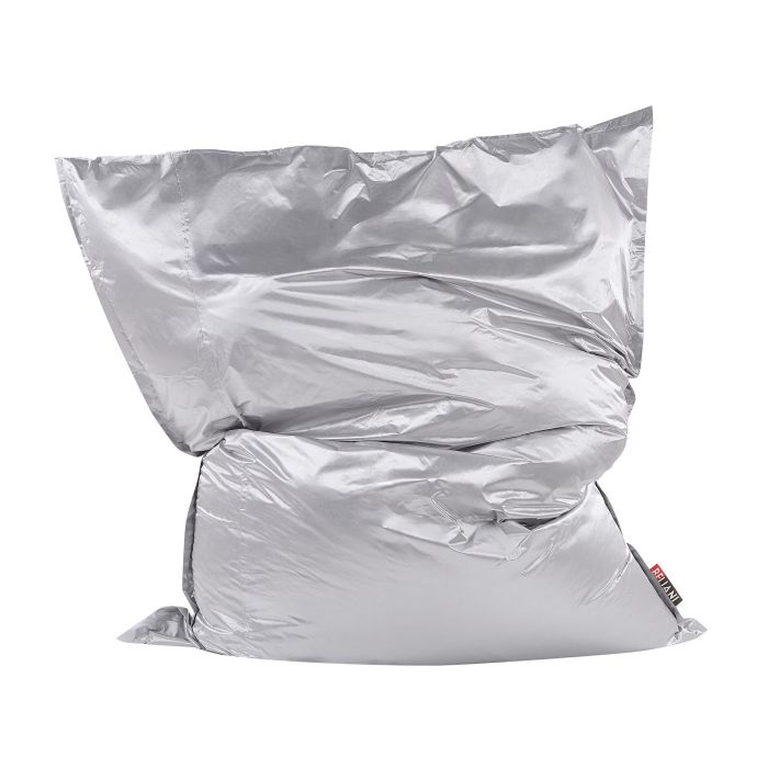 Extra Large Bean Bag 180 x 230 cm Silver FUZZY