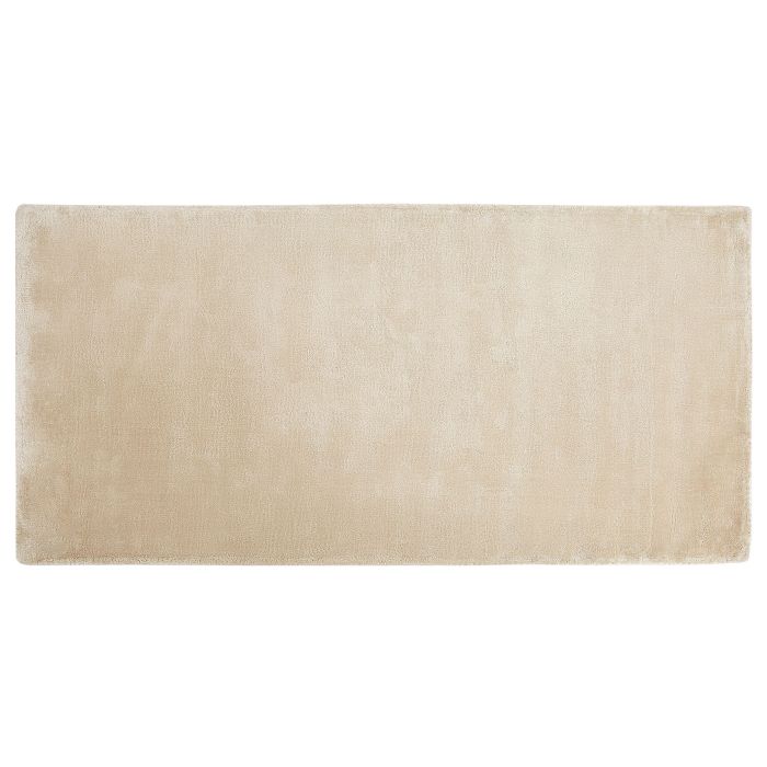 Viscose Area Rug 80x150cm Beige
