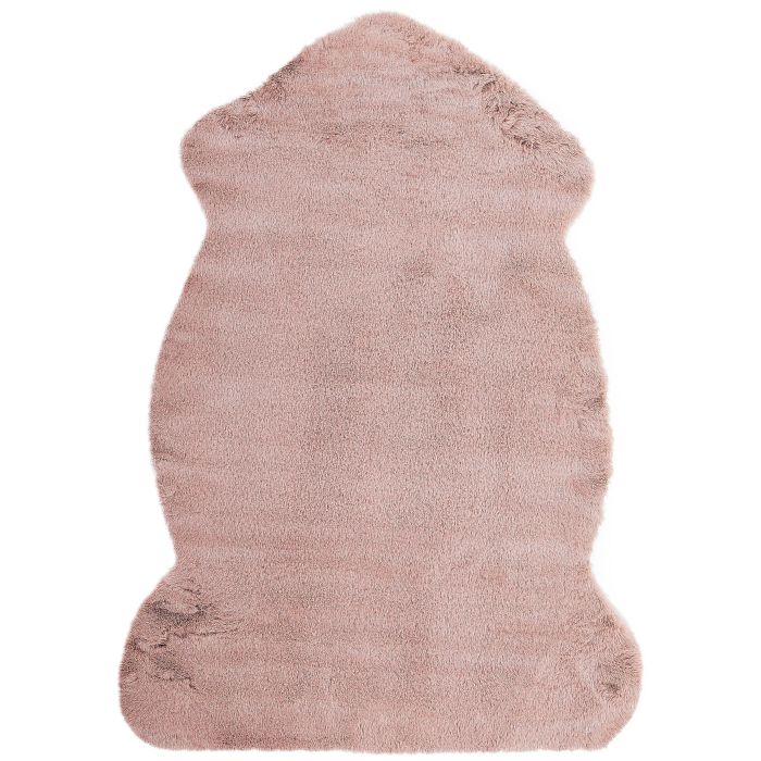 Faux Fur Rabbit Rug Pink UNDARA