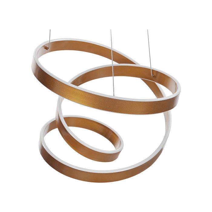 Metal LED Pendant Lamp Gold WANLI