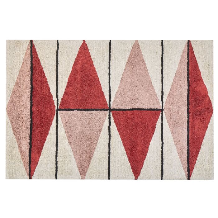 Cotton Area Rug 160x230cm Multicolour