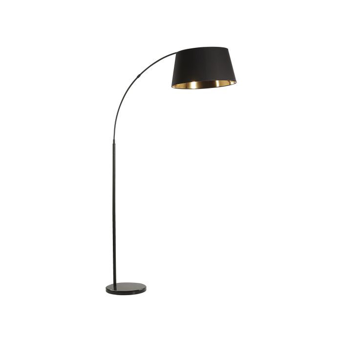 Arc Floor Lamp Black and Copper YABUS