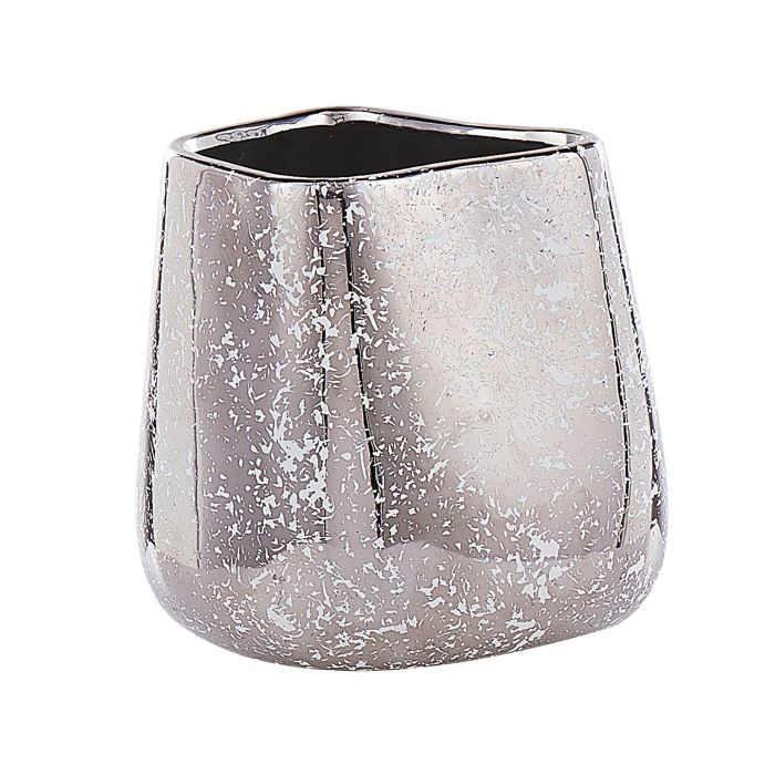 Stoneware Decorative Vase 20 Silver