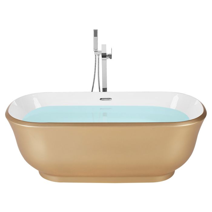 Freestanding Bath 1700 x 770 mm Gold TESORO