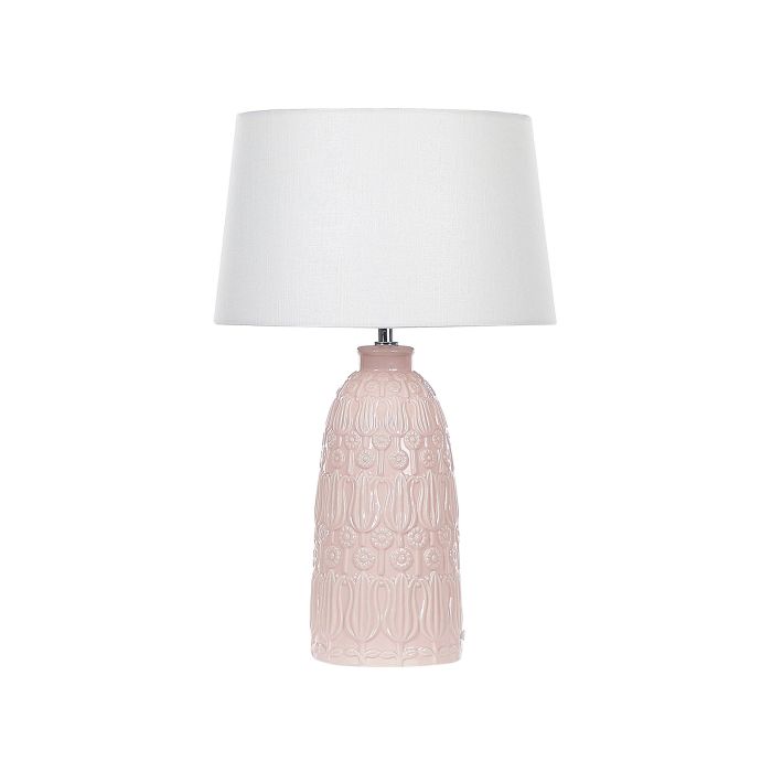 Ceramic Table Lamp Pink ZARIMA