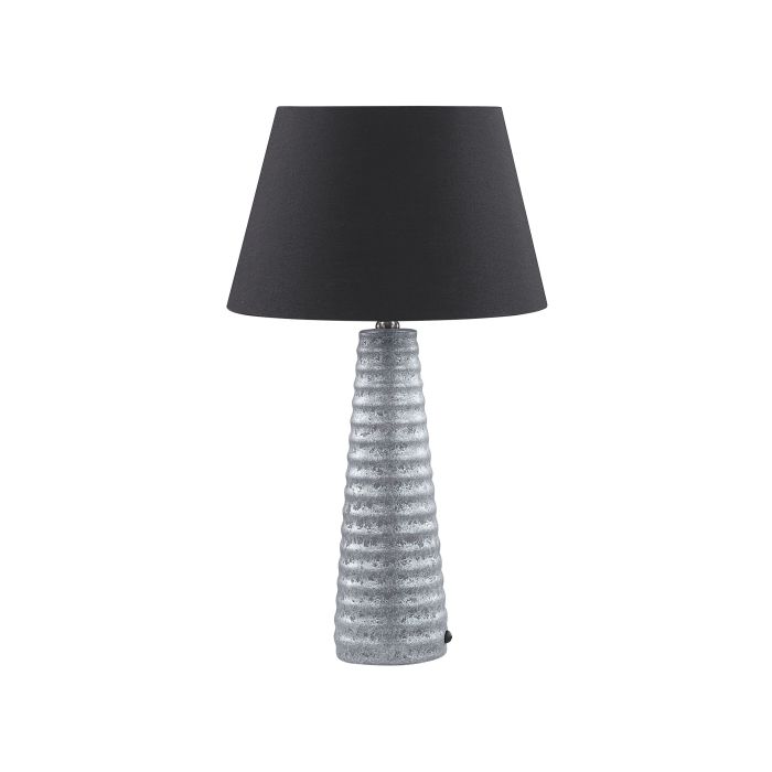 Ceramic Table Lamp Silver VILNIA