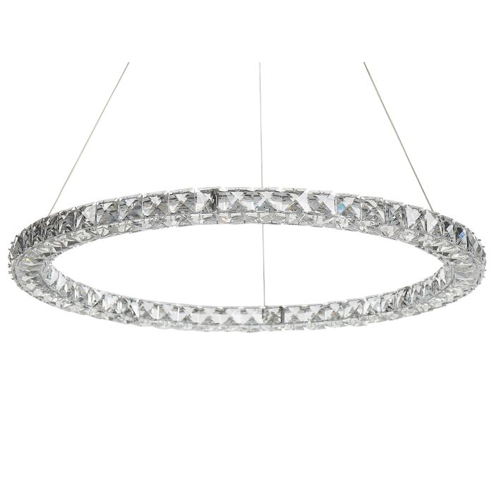Crystal LED Pendant Lamp Silver MAGAT
