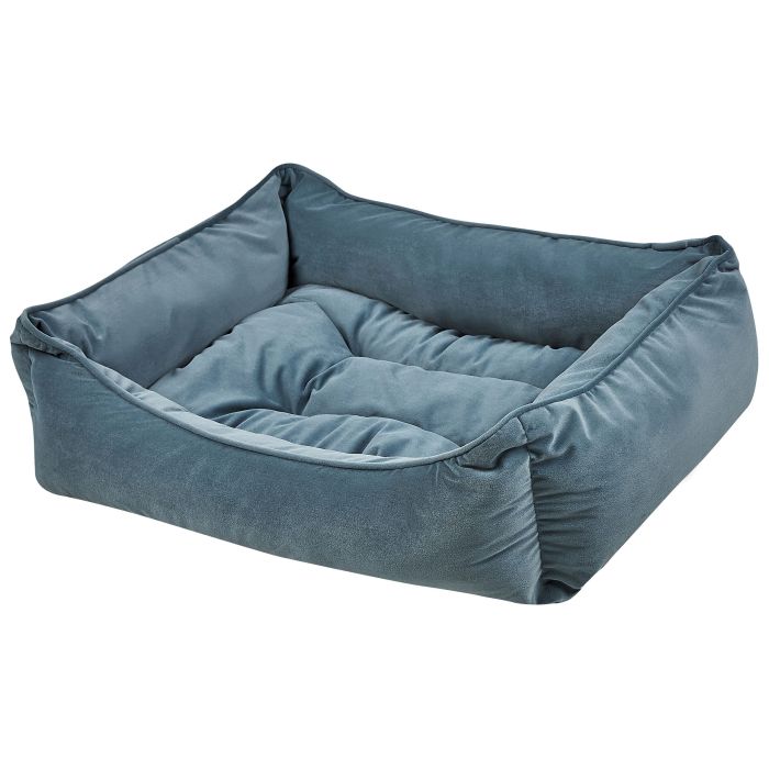 Velvet Pet Bed 70 x 60 cm Blue IZMIR