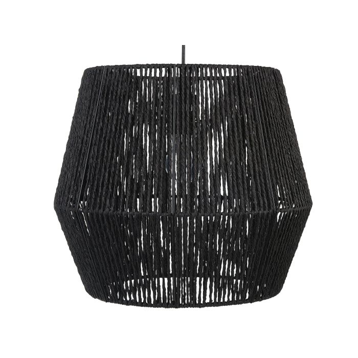 Woven Pendant Lamp Black GWERU
