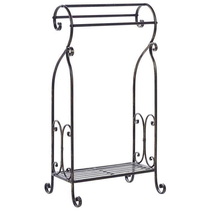 Towel Stand 49 x 91 cm Black LINARES
