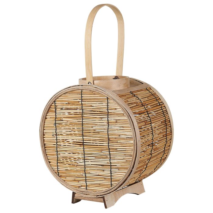 Rattan Candle Lantern 30 cm Natural BISTAL