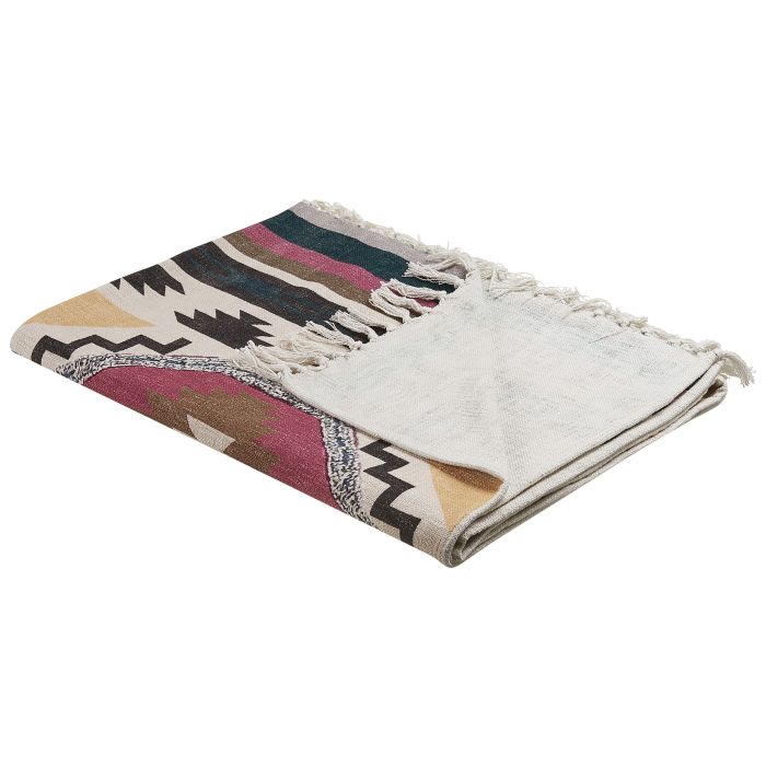 Cotton Blanket 130 x 180 cm Multicolour NAGON