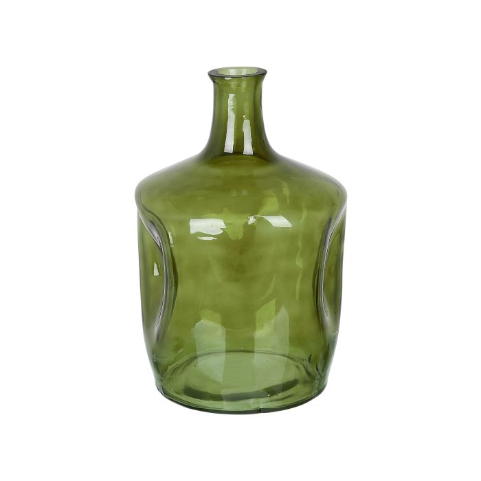 Glass Flower Vase 35 Green KERALA