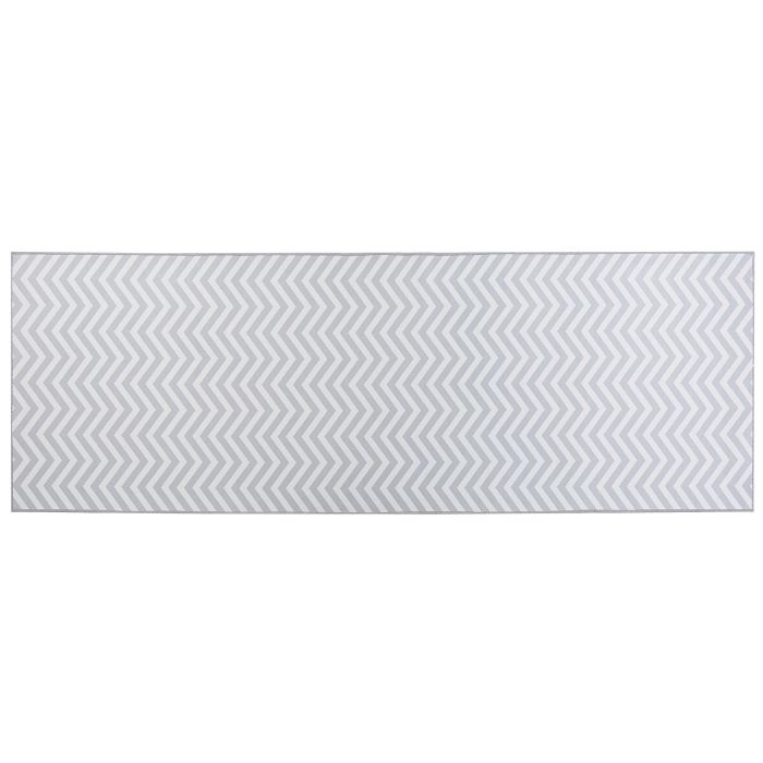 Runner Rug 70x200cm White and Grey