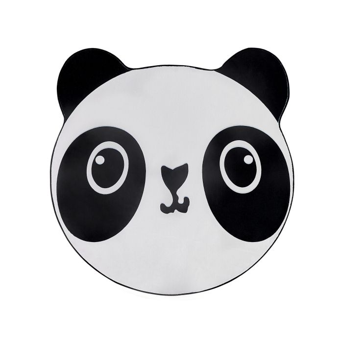 Kids Rug 120cm White and Black
