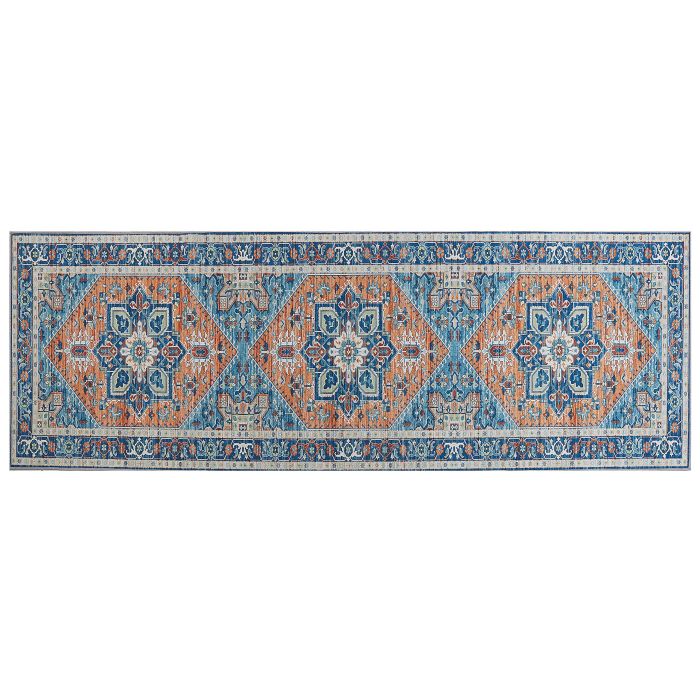 Runner Rug 70x200cm Blue and Orange