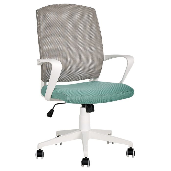 Swivel Office Chair Grey and Blue BONNY