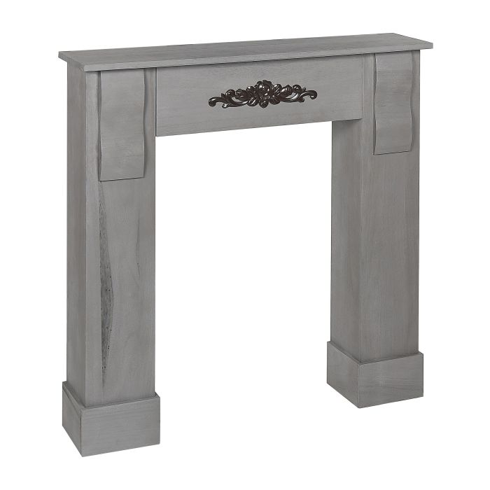 Fireplace Mantel Grey MANDRE