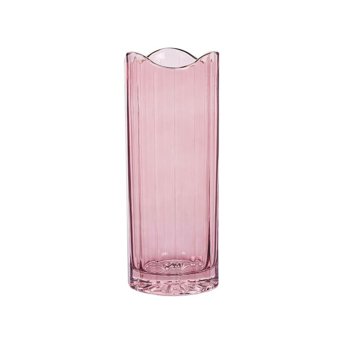 Glass Flower Vase 30 Pink Gold PERDIKI