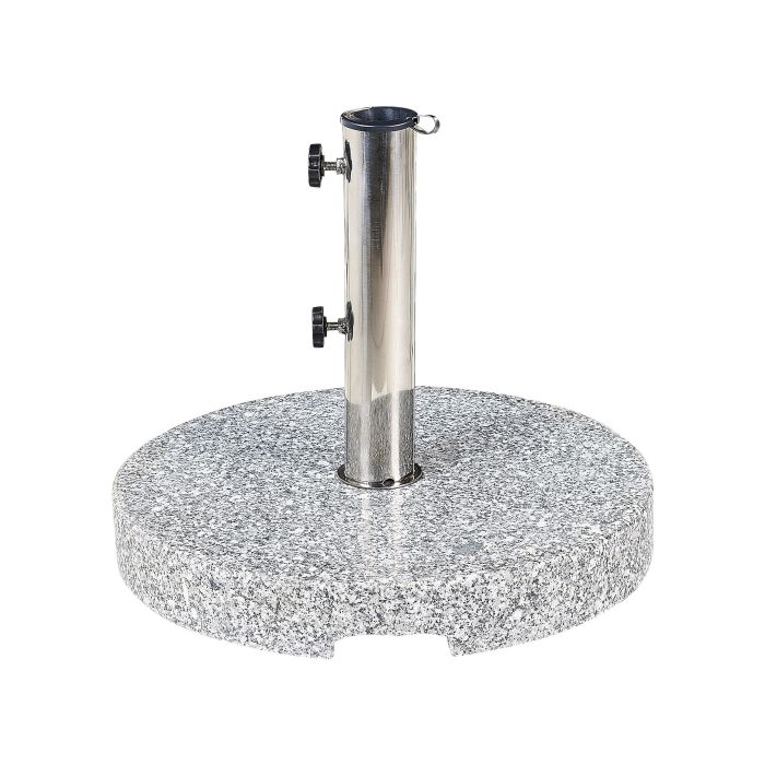 Round Granite Parasol Base Grey CEGGIA