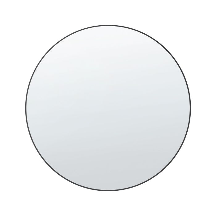 Wall Mirror 80x80cm Black
