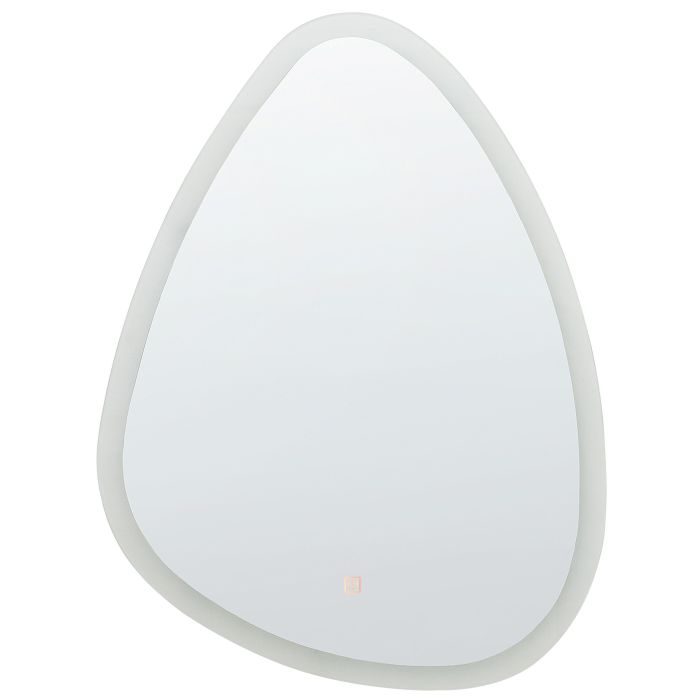 LED Wall Mirror 78cm Silver