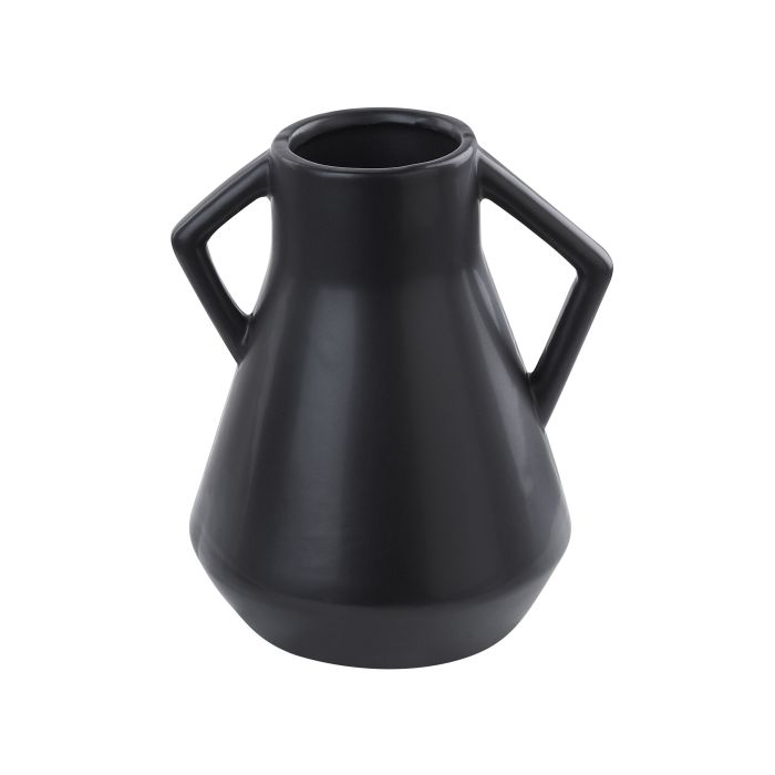 Dolomite Ceramic Flower Vase 20 Black FERMI