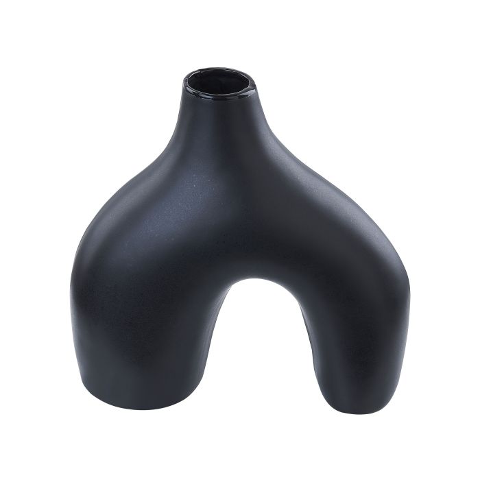 Porcelain Flower Vase 30 Black