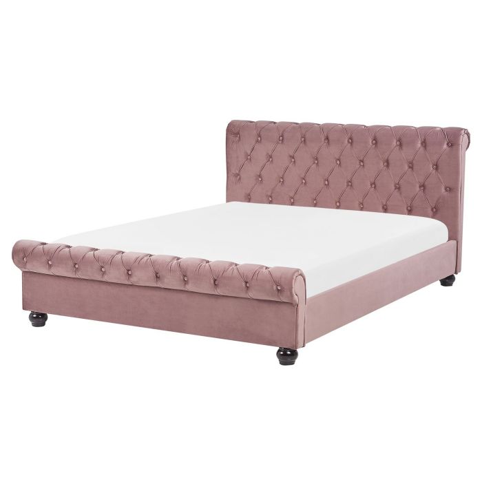 Velvet EU King Size Waterbed Pink AVALLON