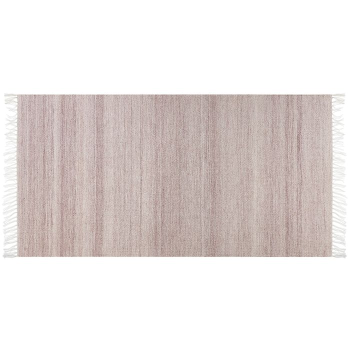 Area Rug 80x150cm Light Red