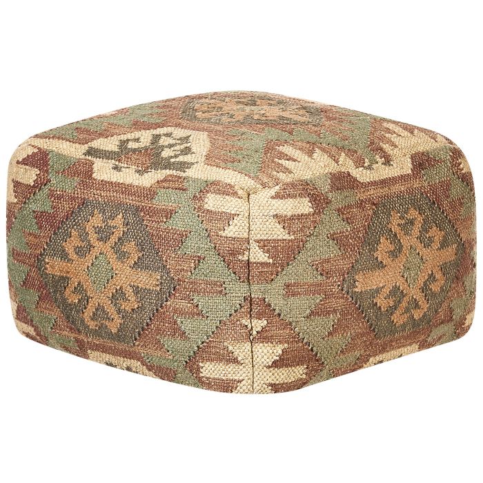 Jute Pouffe Multicolour CUMBUM