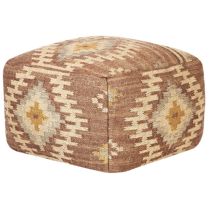 Jute Pouffe Multicolour BEEL