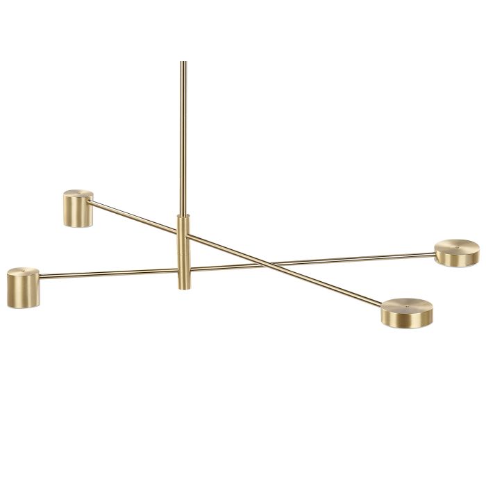 4 Light Pendant Lamp Gold BANDON