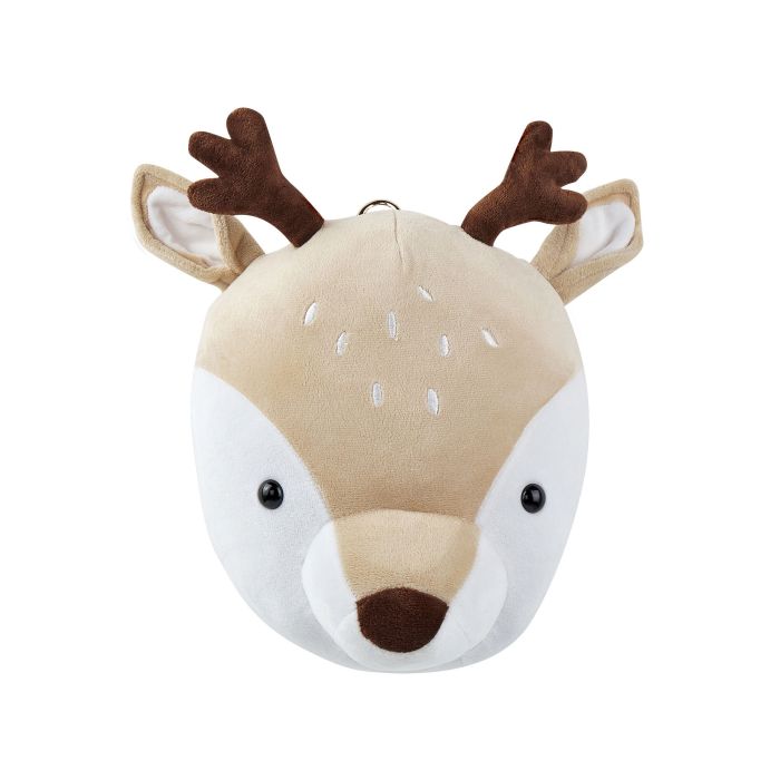 Plush Animal Head Wall Décor Deer Beige BAMBI