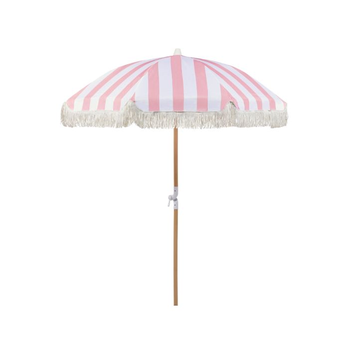 Garden Market Parasol 1.5 m Pink and White MONDELLO