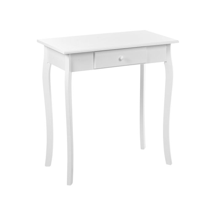 1 Drawer Console Table White ALBIA
