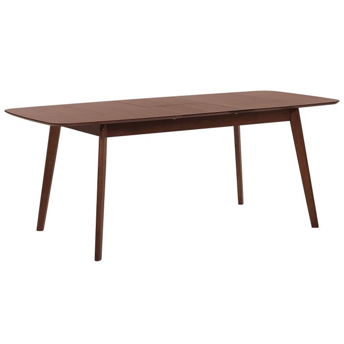 Extending Dining Table 120/150 x 75 cm Dark Wood MADOX